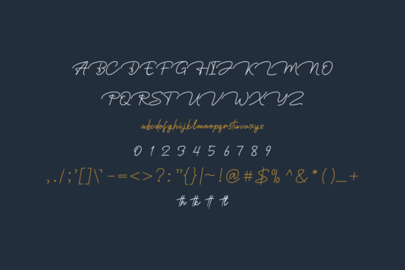 Bathalott Font PNG with transparent background - Preview 3