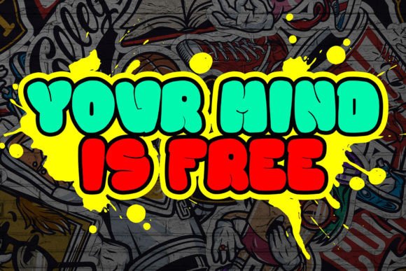 Craze Bubble Font - Preview 6