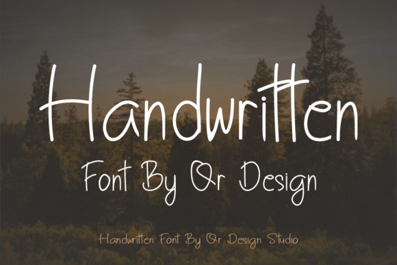 Juliokutig Font PNG with transparent background - Preview 1