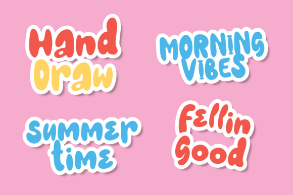 Master Lemon Font PNG with transparent background - Preview 4
