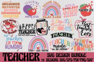 Teacher SVG Design Bundle Graphic by BundleDesigner · Creative Fabrica