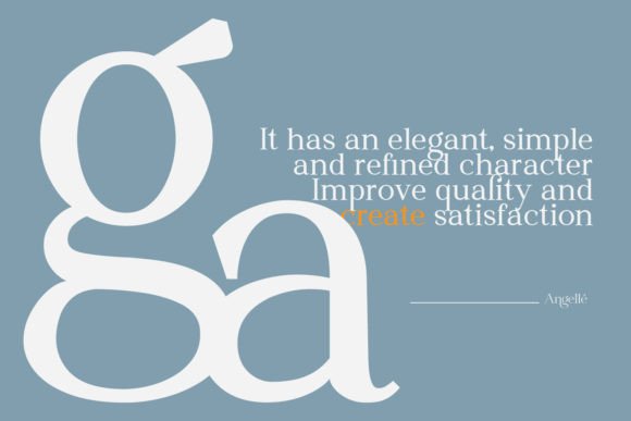 Angelle Font PNG with transparent background - Preview 4