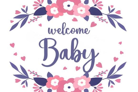 Birth Flower Font - Preview 1