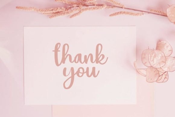 Birth Flower Font - Preview 4