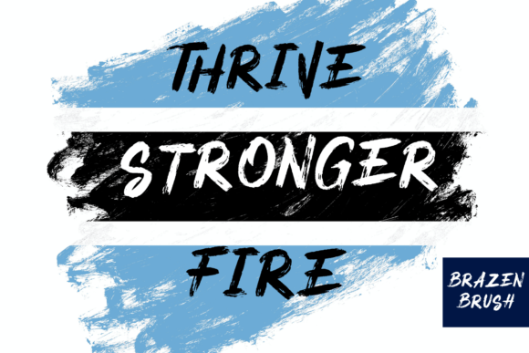 Brazen Font - Preview 1