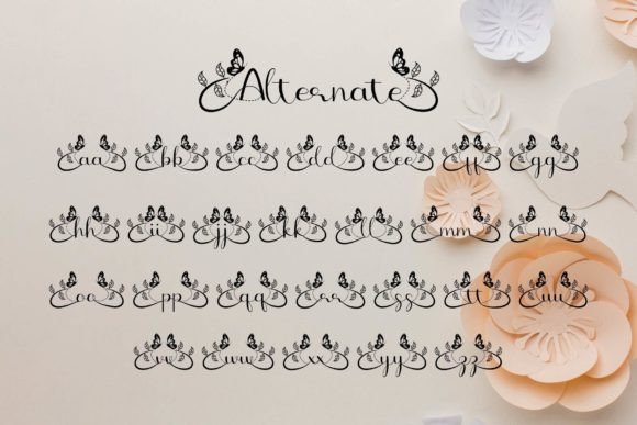 Butterfly Font - Preview 6