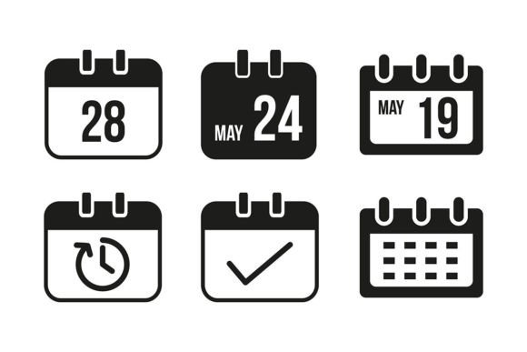 Calendar Icon Set