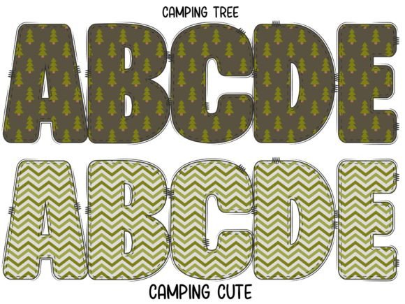 Camping Font - Preview 1