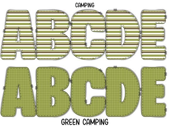 Camping Font - Preview 2