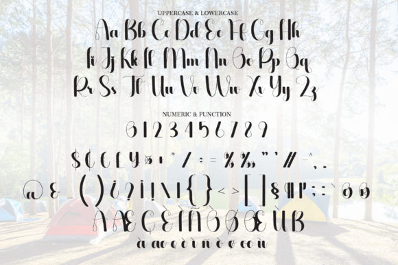 Camping Font - Preview 6