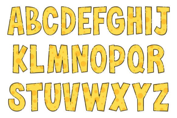 Cheese Font - Preview 1