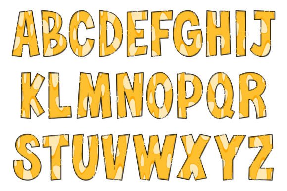 Cheese Melt Font - Preview 1