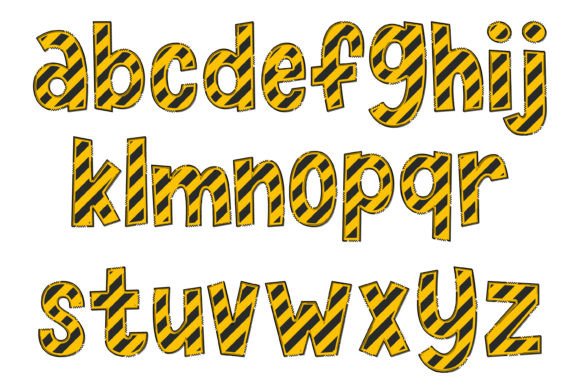 Construction Line Font - Preview 2