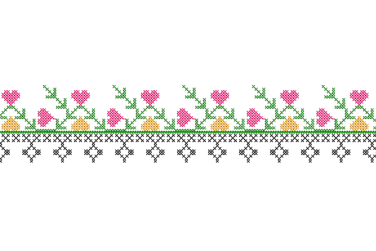 Cross Stitch Border