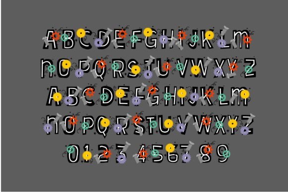 Dad's Nuts and Bolts Font - Preview 2