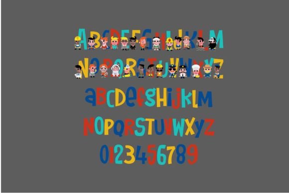 Daily Dad Font PNG with transparent background - Preview 2