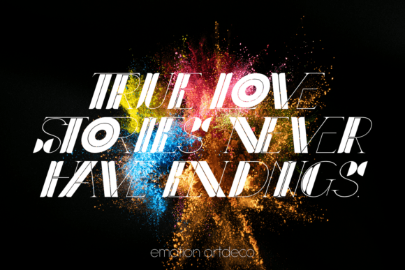 Emotion Artdeco Font - Preview 4