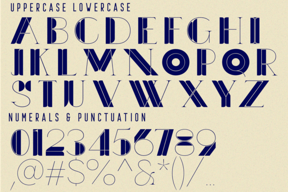 Emotion Artdeco Font - Preview 6