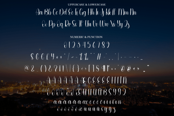 Evening Font - Preview 6