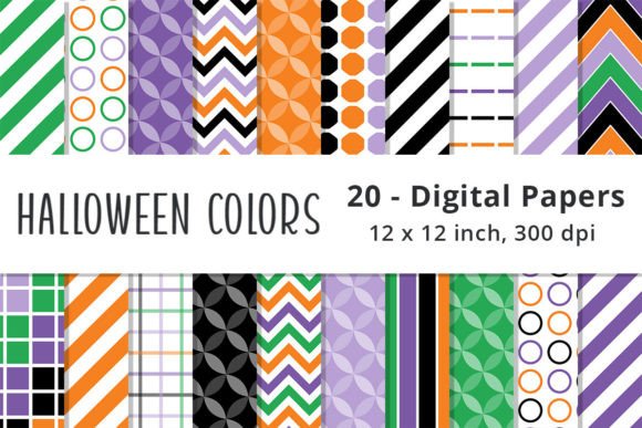 Halloween Colored Printable Backgrounds