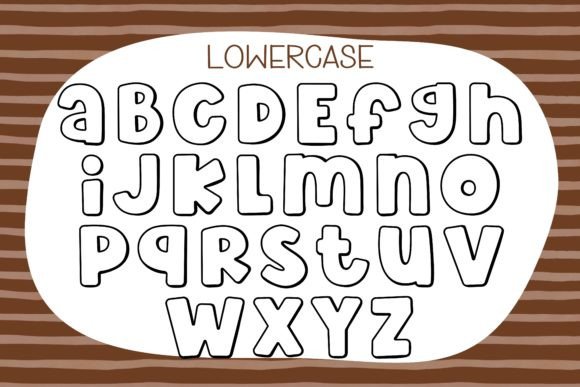 Honey Cookie Font PNG with transparent background - Preview 5