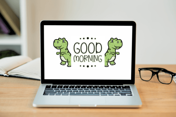 Jura Dinosa Font PNG with transparent background - Preview 2