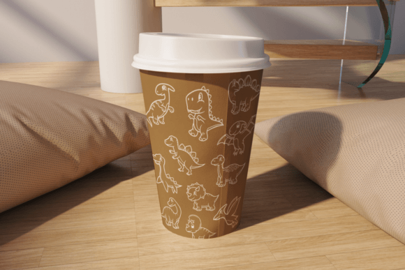 Jura Dinosa Font PNG with transparent background - Preview 4