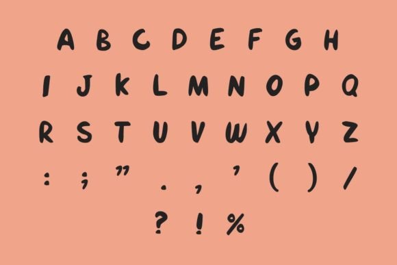 Karate Kids Font PNG with transparent background - Preview 3