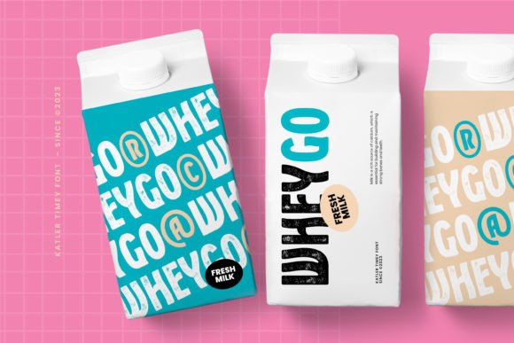 Katler Timey Font font preview - 6