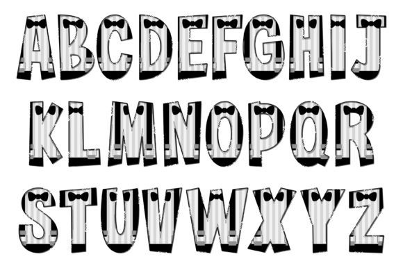 Little Man Font PNG with transparent background - Preview 1