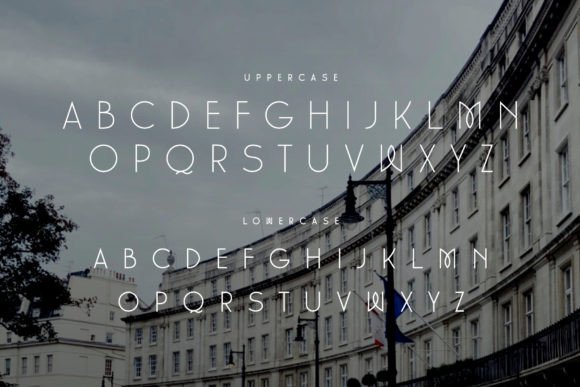 Mayfair Font PNG with transparent background - Preview 1