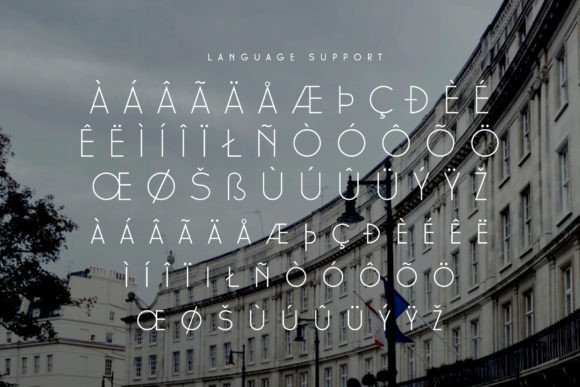 Mayfair Font PNG with transparent background - Preview 3
