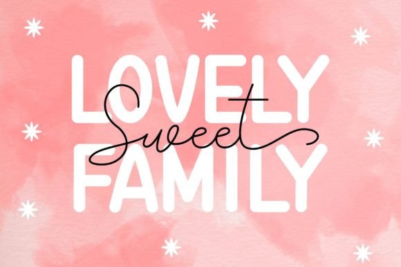 More Sweet Font PNG with transparent background - Preview 2