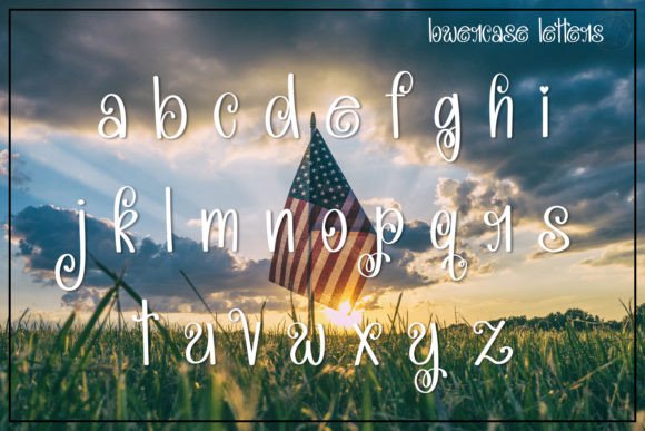 My American Beauty Font PNG with transparent background - Preview 3