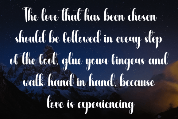Nightglow Font PNG with transparent background - Preview 5