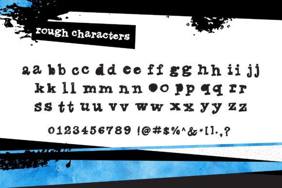 Offbeat Ink Font PNG with transparent background - Preview 1