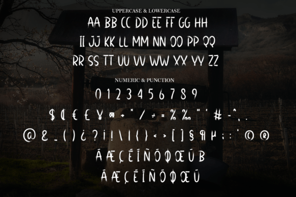 Oldwell Font PNG with transparent background - Preview 6