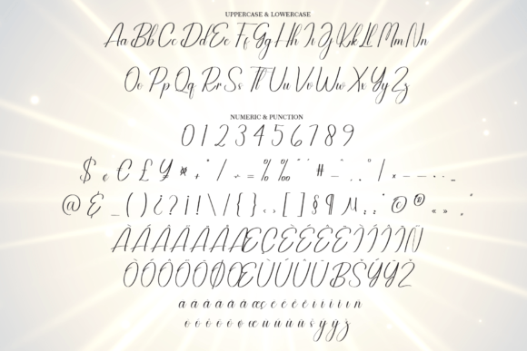 Overglow Font PNG with transparent background - Preview 6