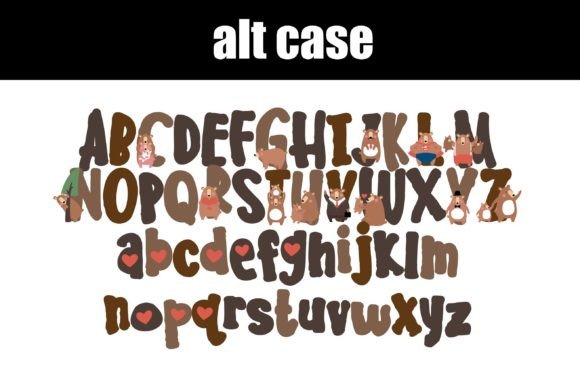 Papa Bear Font PNG with transparent background - Preview 6