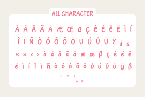 Paper Clip Font PNG with transparent background - Preview 5