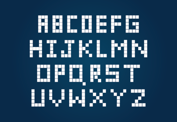 Pixel Perfect Font PNG with transparent background - Preview 2