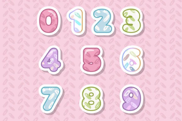 Quirky Oval Font PNG with transparent background - Preview 2