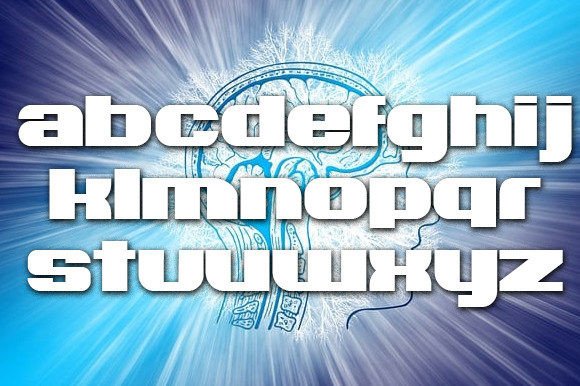 Rethinked Font PNG with transparent background - Preview 1