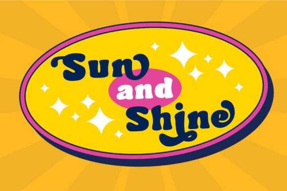 Retro Delight Font PNG with transparent background - Preview 1