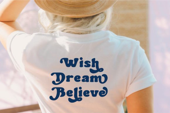 Retro Delight Font PNG with transparent background - Preview 2