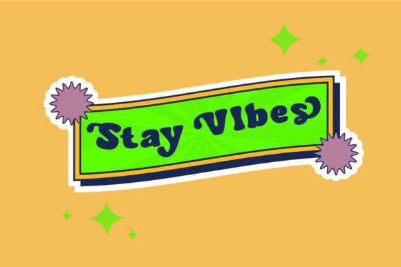 Retro Delight Font PNG with transparent background - Preview 6
