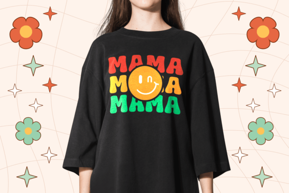 Retro Moma Font PNG with transparent background - Preview 2