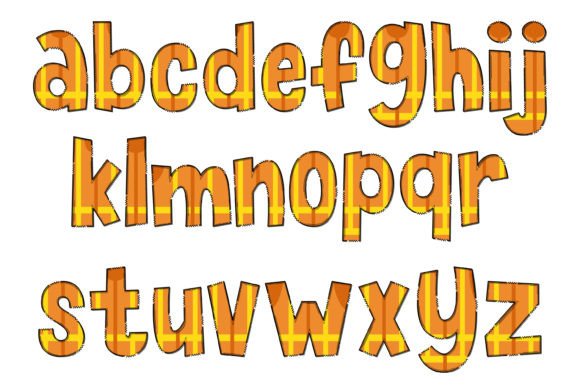 Safety Vest Font PNG with transparent background - Preview 2