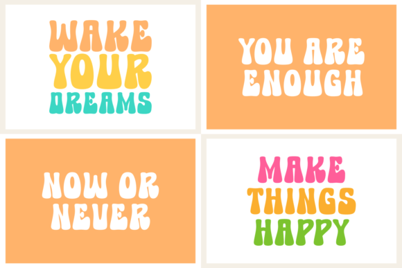 Aloha Retro Font PNG with transparent background - Preview 3