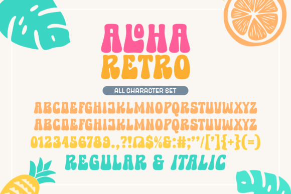 Aloha Retro Font - Preview 5